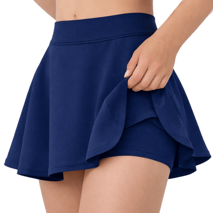 Girls Skort Skirt Shorts Kids School Summer Sports Skorts PE Dance Childrens