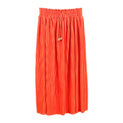 Girls Pleated Midi Skirt