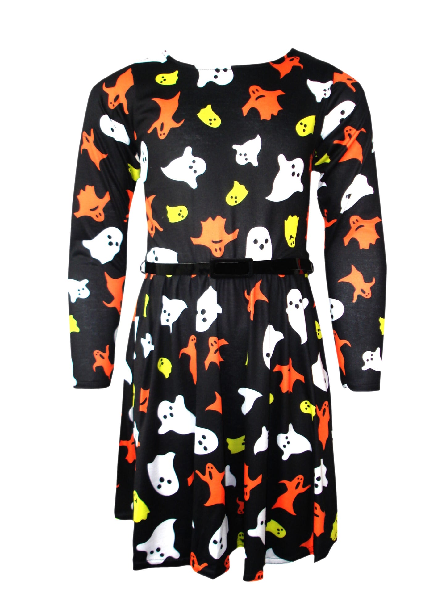 Girls Halloween Skater Dress