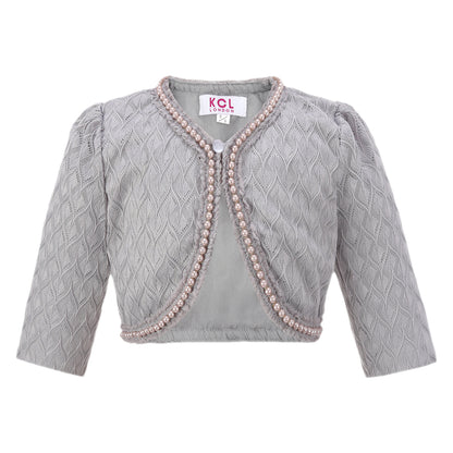 Girls Lace Bolero Floral Shrug