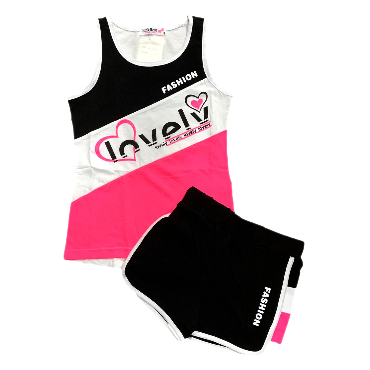 Girls Sports Top & Short Set