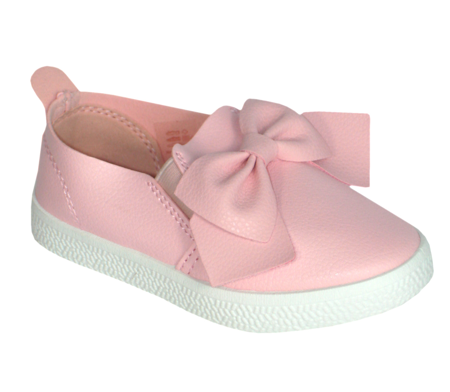 Girls Trainers Bow Ribbon Sneakers - Pink