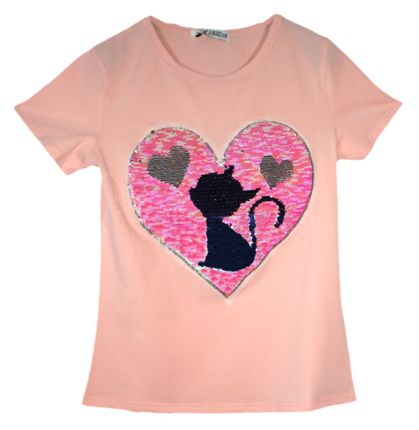 Girls Animal Sequin T-Shirts