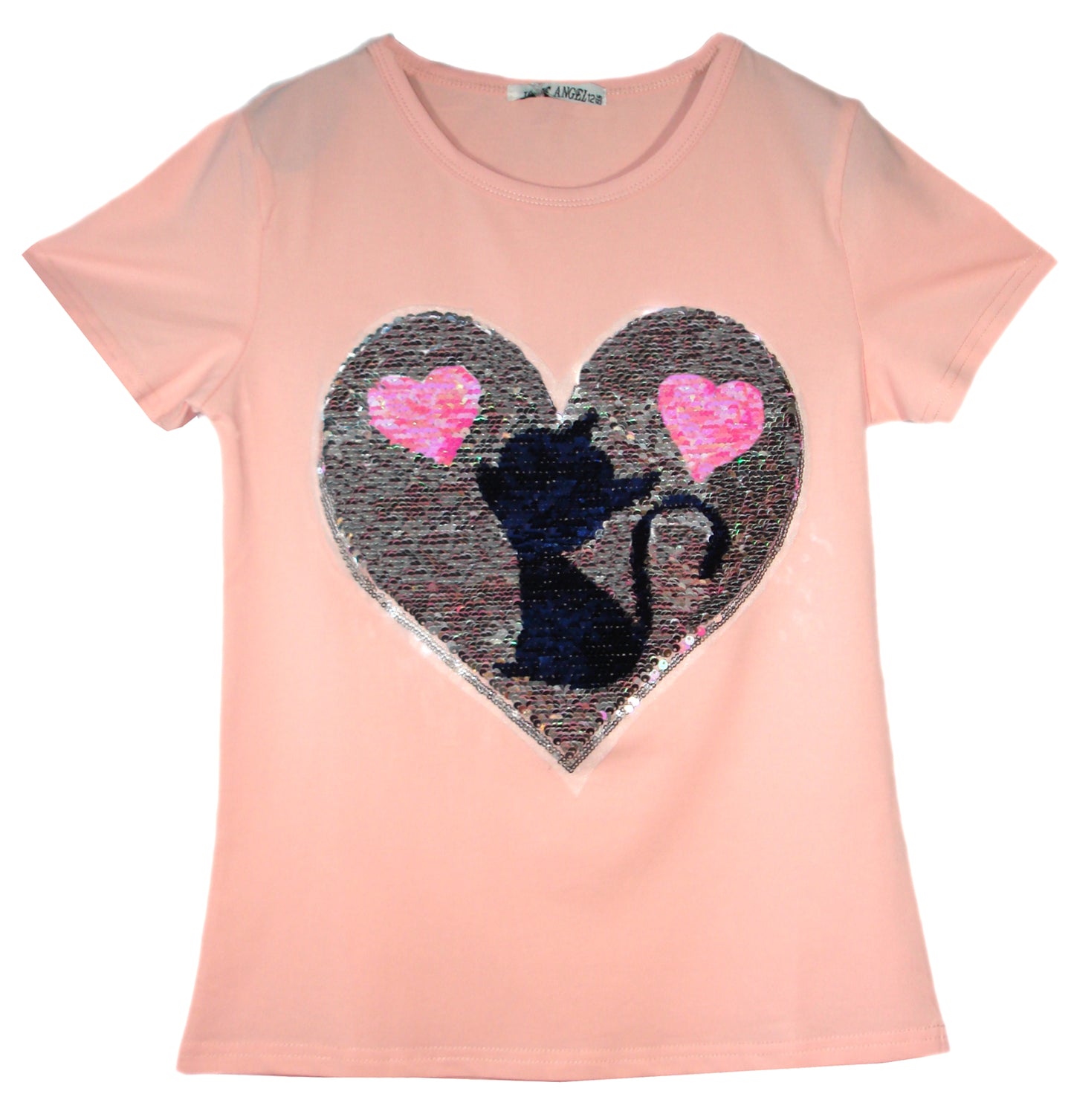 Girls Animal Sequin T-Shirts