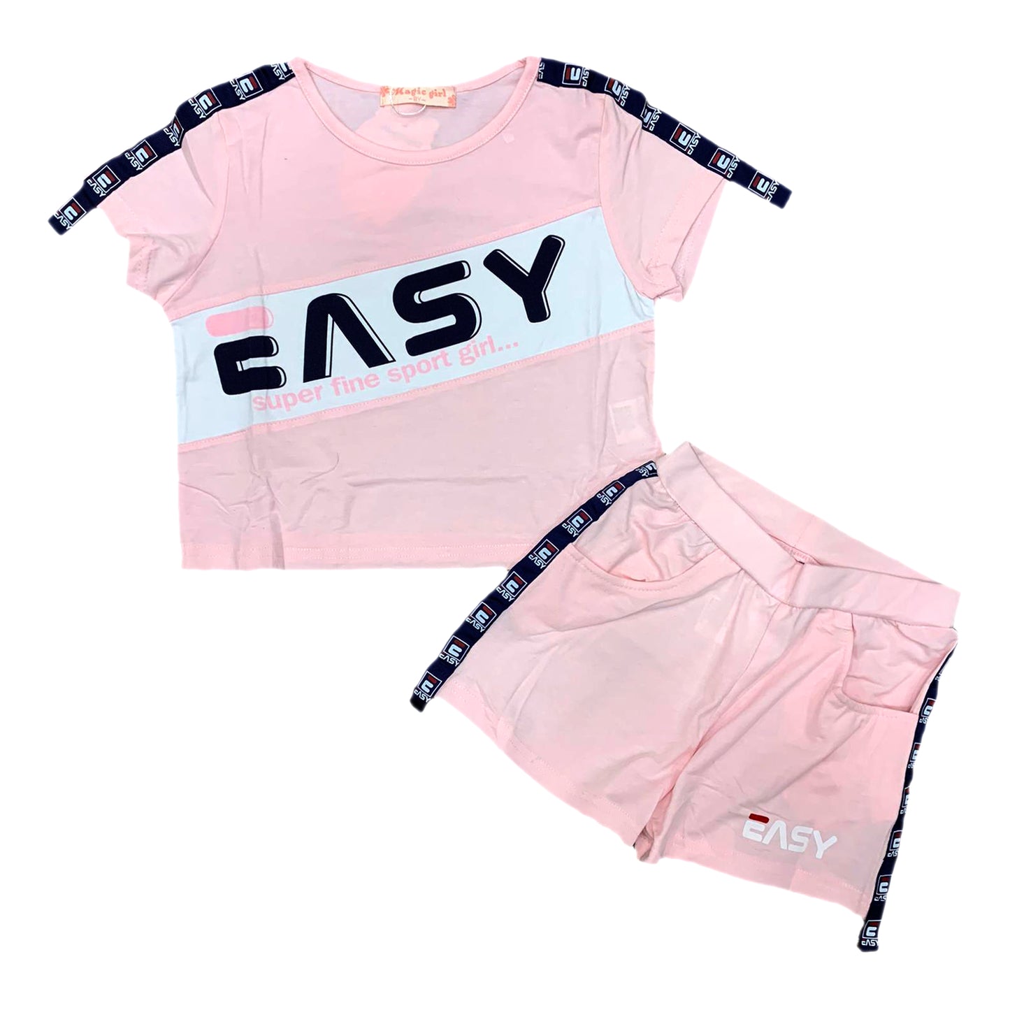Girls Sports Top & Short Set