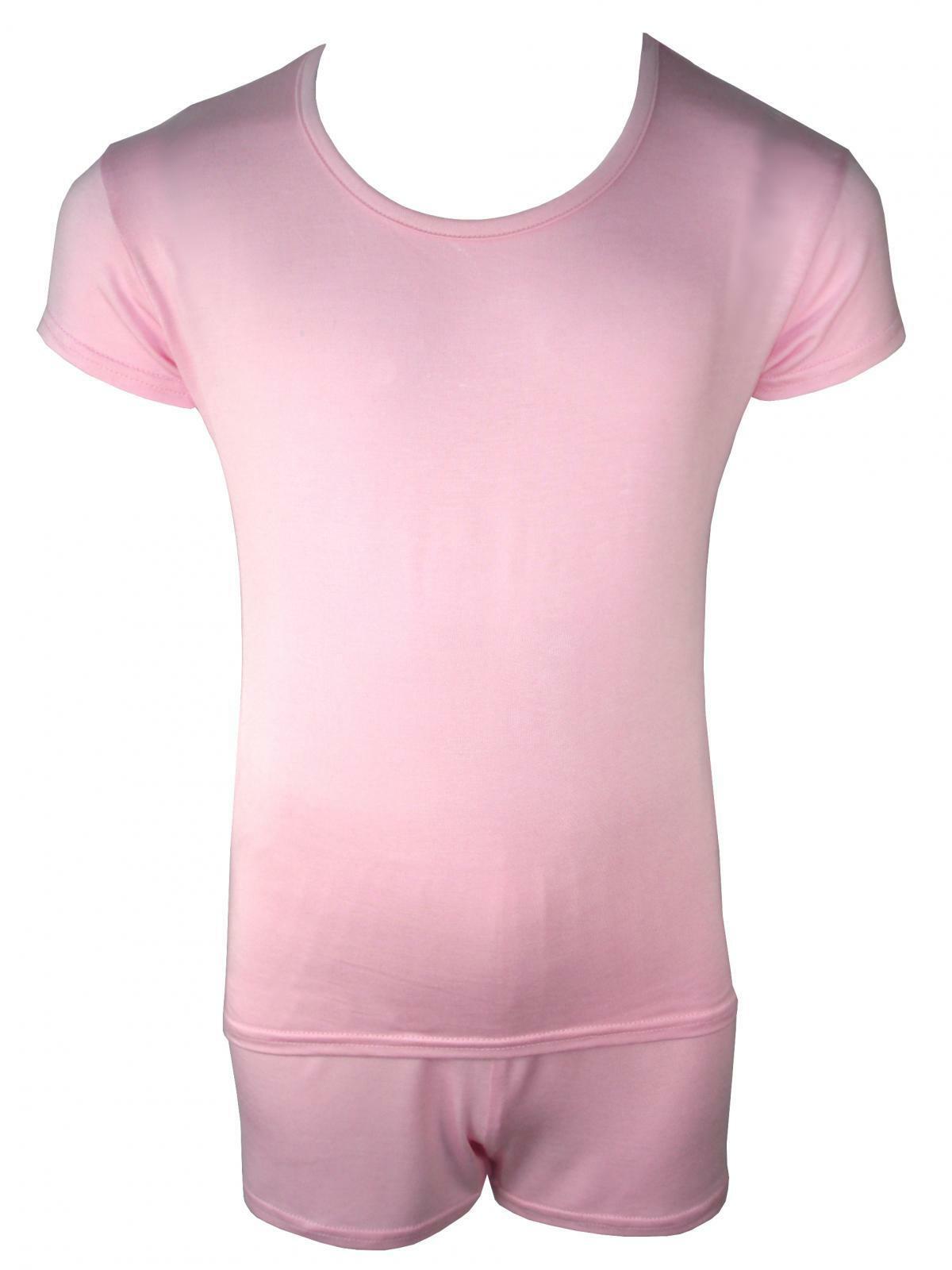 Girls Pyjama Shorts Set With Back Bow And Diamante Strip