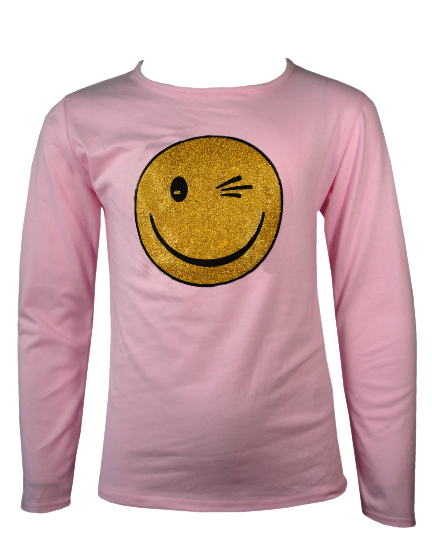 Girls Glitter Sequin Wink Tops