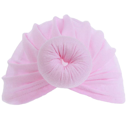 Baby Girls Donut Turban Hat