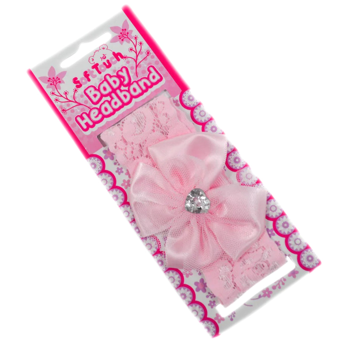 Baby Girls Sparkle Glitter Bow Headband