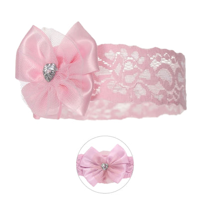 Baby Girls Sparkle Glitter Bow Headband