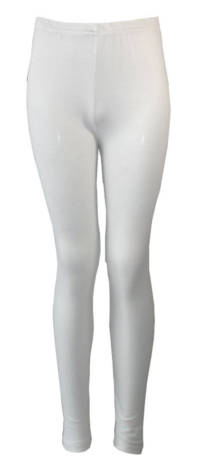 Girls Plain Cotton Leggings