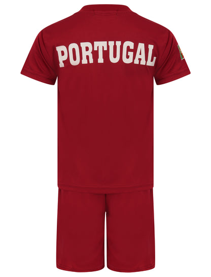 Kids Football T-Shirts & Shorts Set