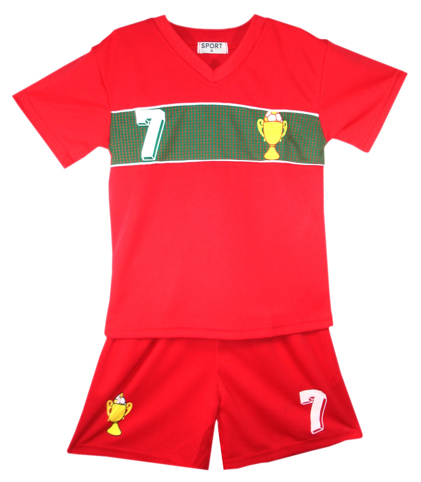 Kids Football T-Shirt And Shorts Set - Portugal
