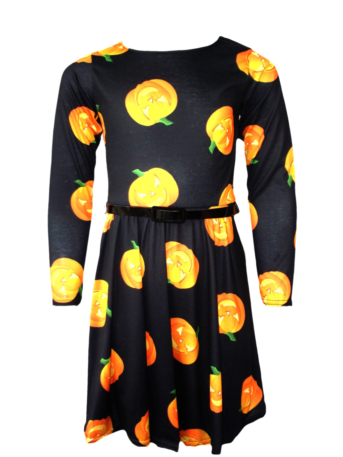 Girls Halloween Skater Dress