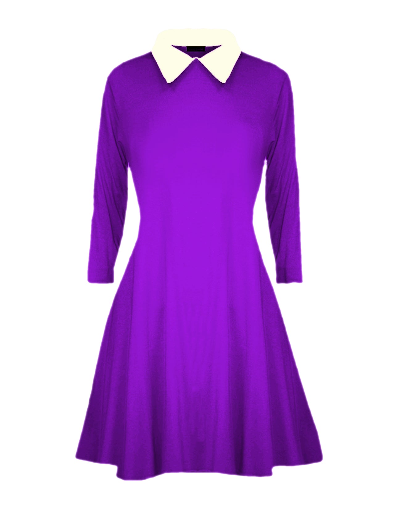 Girls Peter Pan Collar Swing Dress