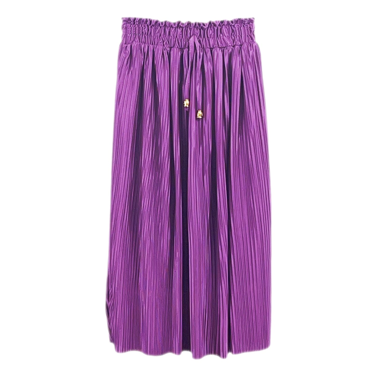 Girls Pleated Midi Skirt