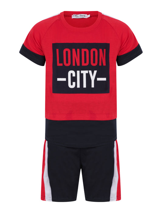 Kids London City T-Shirt & Shorts Set