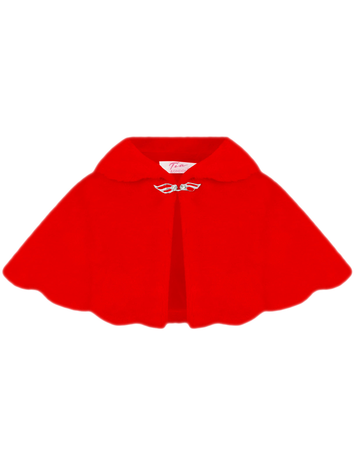 Girls Fur Shoulder Cape