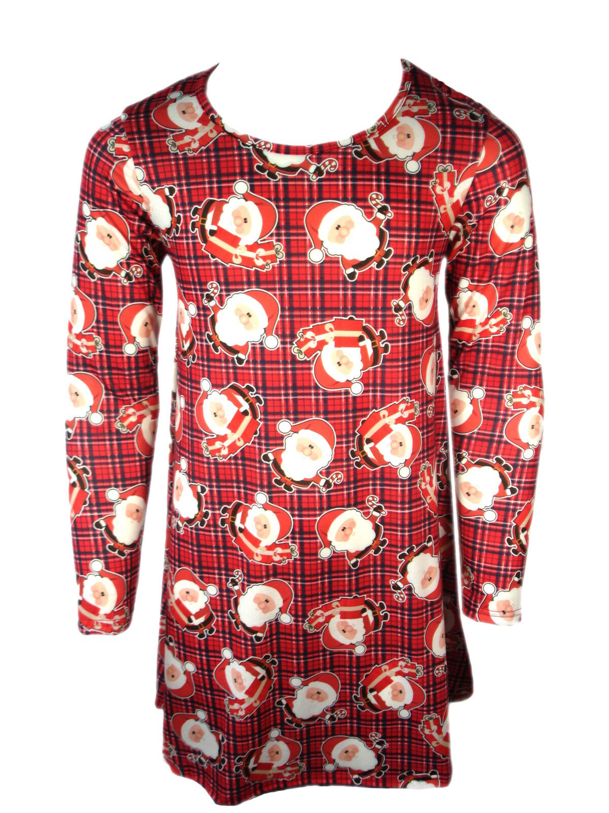 Girls Christmas Santa Swing Dress