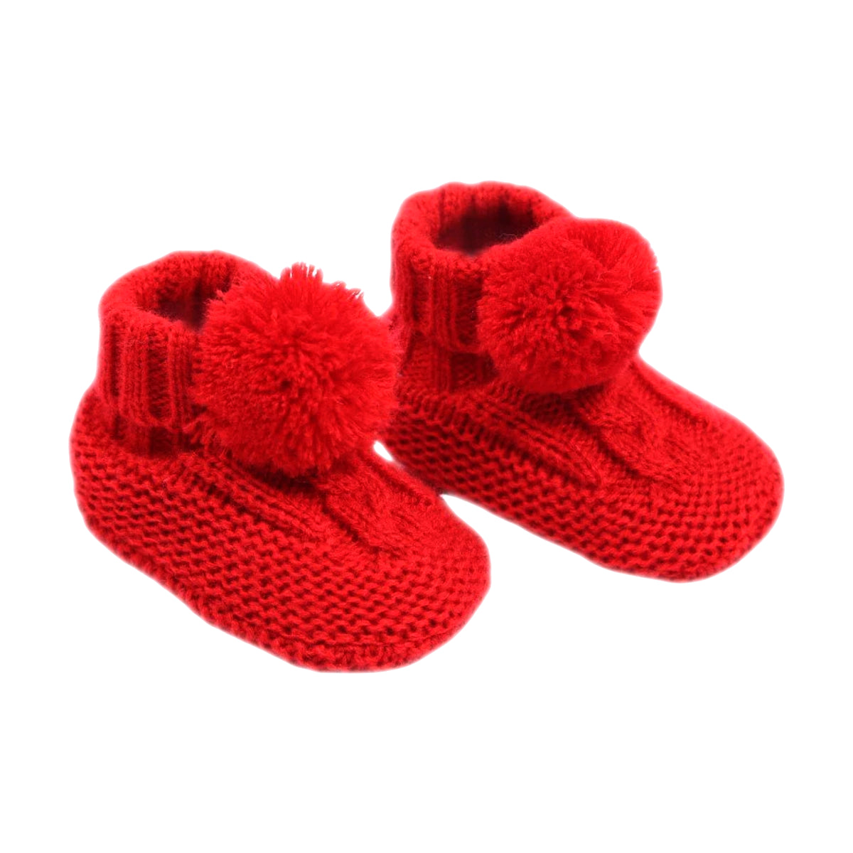 Baby Girls Pom Pom Booties