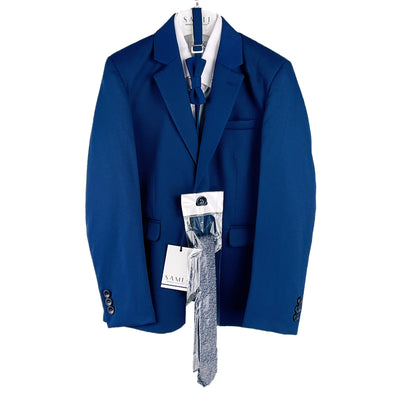 Boys Formal 7 Piece Wedding Suits - Royal Blue