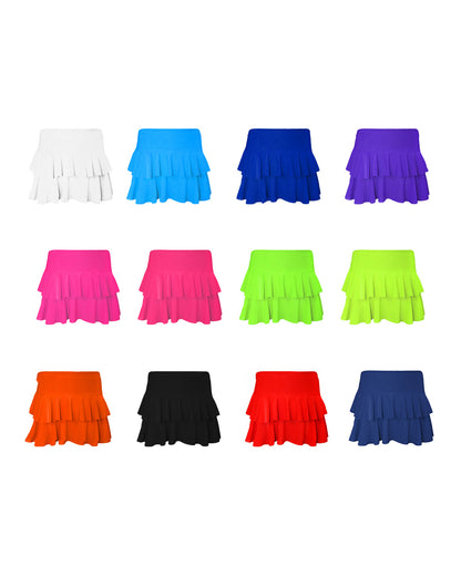 Girls RaRa Tu Tu Skirt with Frills for Summer Holiday Dance Outfit Gymnastic Age 5 to 13 years