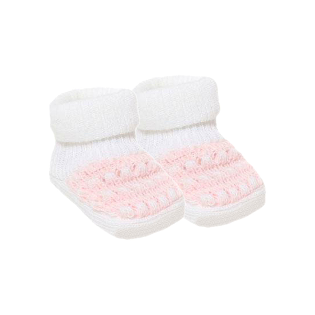 Baby Knitted Booties Soft Socks Patterned Shoes