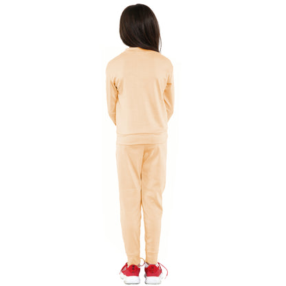 Girls Loungewear Tracksuit Sweatshirt Sweatshirt & Pants Set