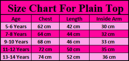 Girls Basic Long Sleeve Tops