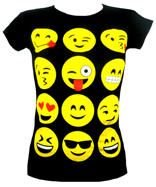 Girls Funny Faces T-Shirts