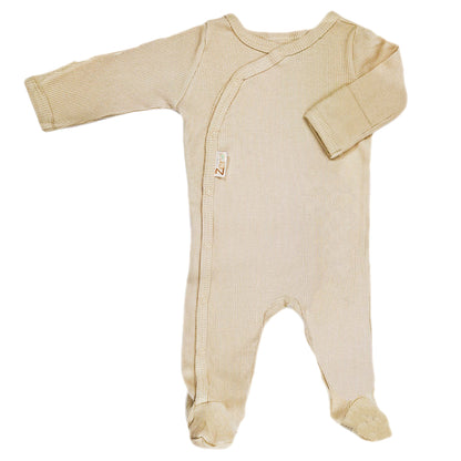 Baby Bodysuit Ribbed Sleepsuit Beanie Hat Bib