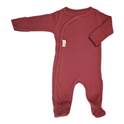 Baby Bodysuit Ribbed Sleepsuit Beanie Hat Bib