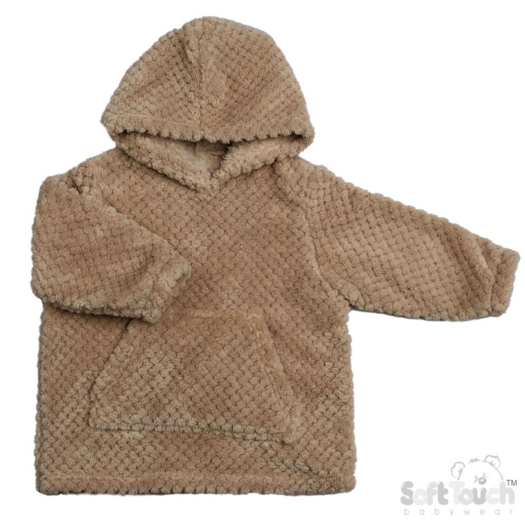 Baby Hoodie Waffle Design Motif 6 - 36 months