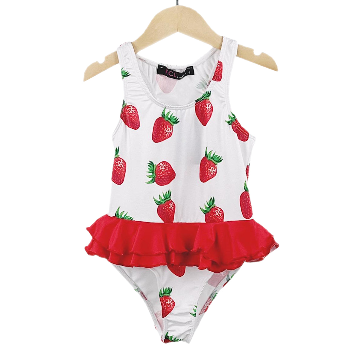 Girls Swimming Costume Swimsuit Frilled Swimwear