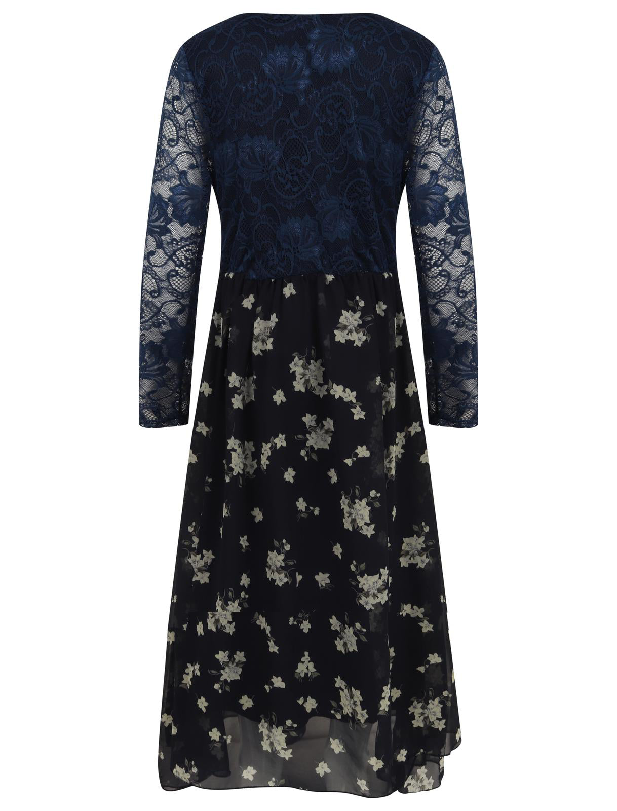 Girls Asymmetrical Floral Maxi Dresses