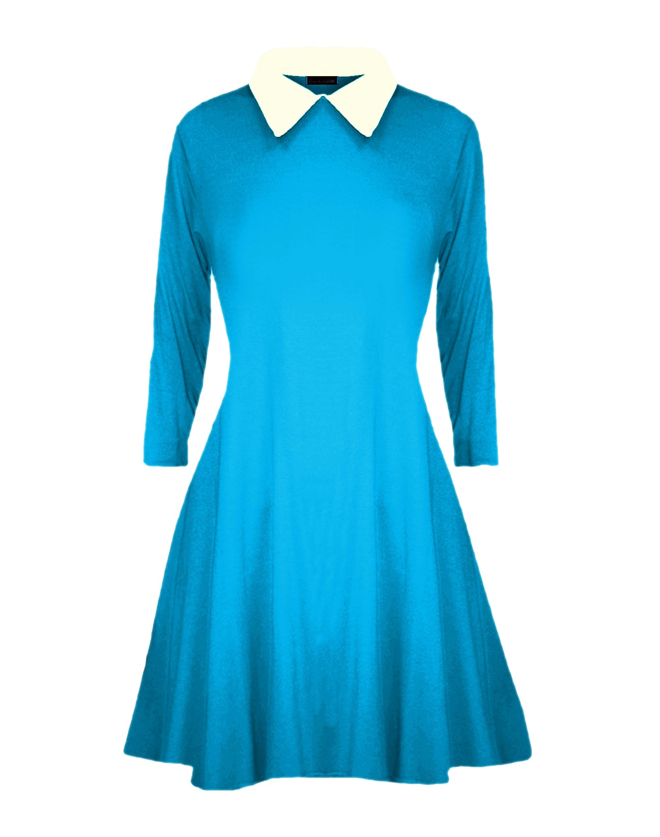 Girls Peter Pan Collar Swing Dress