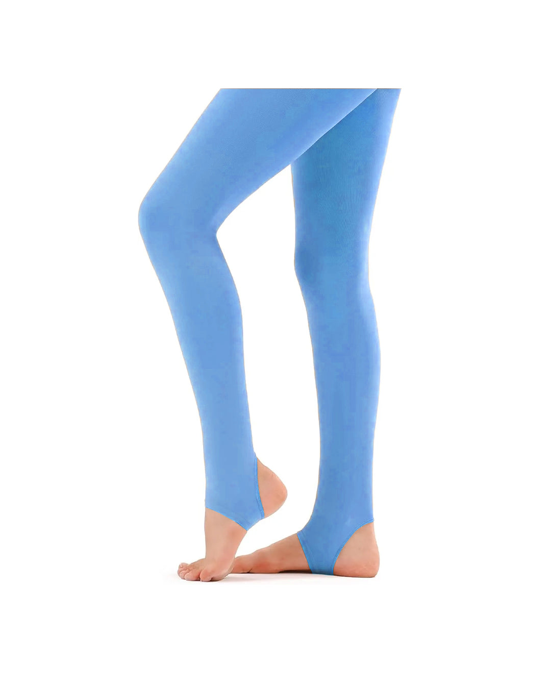 Girls Stirrup Leggings Plain Stretchy Gymanstic School Dance Microfibre Pants