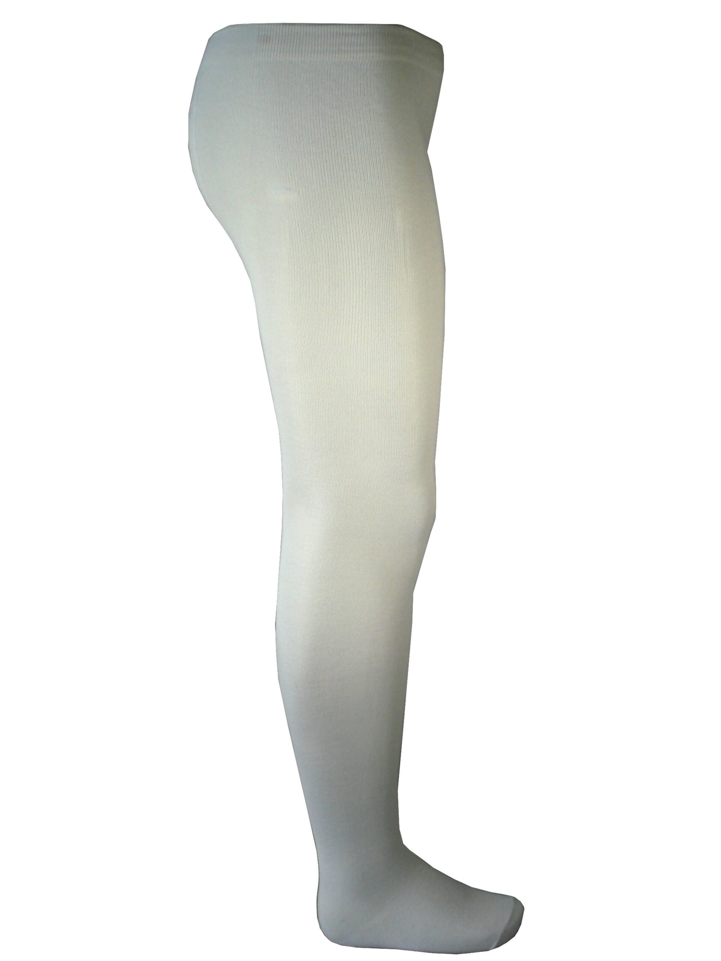 Girls Pretty Stretchy Tights - White