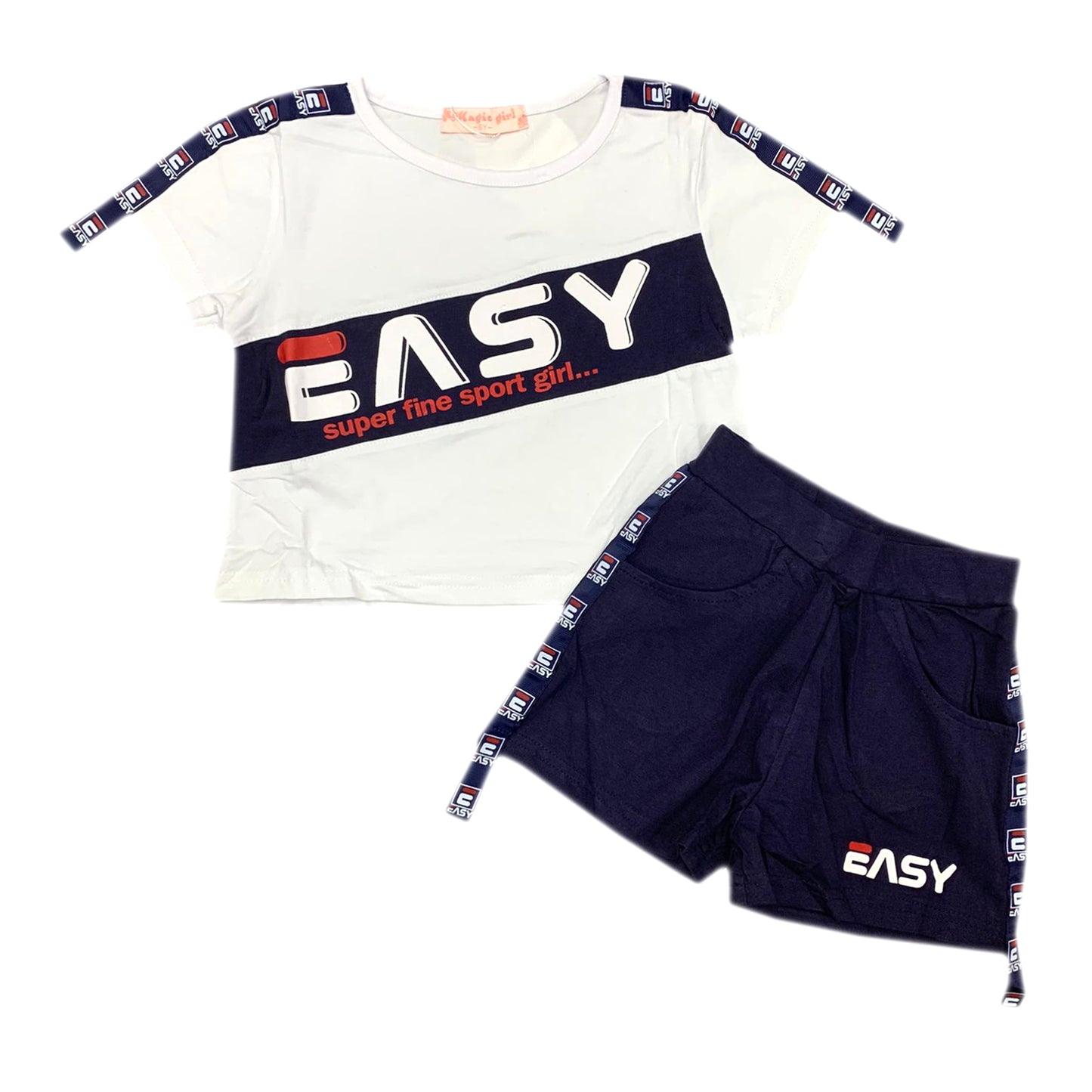 Girls Sports Top & Short Set