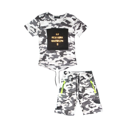 Boys New York Brooklyn White Set
