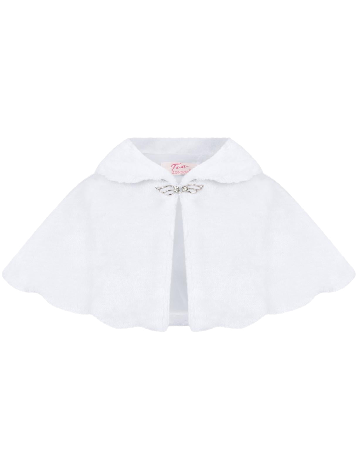 Girls Fur Shoulder Cape