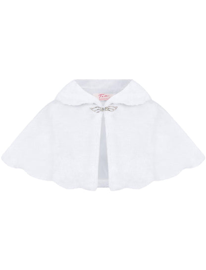 Girls Fur Shoulder Cape