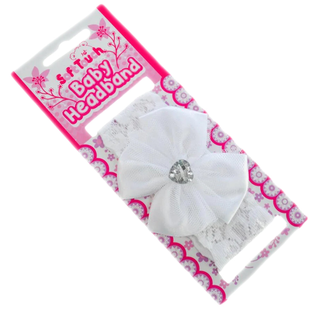 Baby Girls Sparkle Glitter Bow Headband
