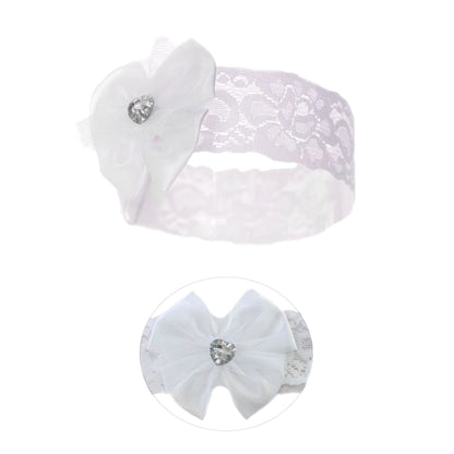 Baby Girls Sparkle Glitter Bow Headband