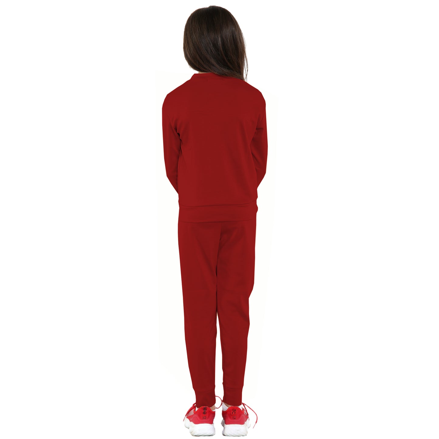 Girls Loungewear Tracksuit Sweatshirt Sweatshirt & Pants Set
