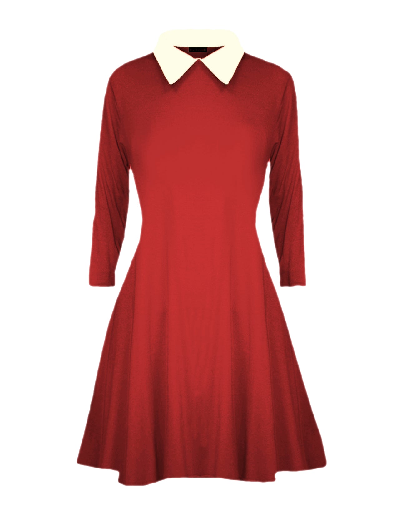 Girls Peter Pan Collar Swing Dress