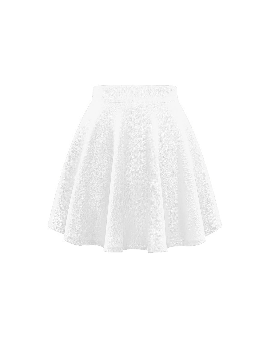 Girls Skater Skirt in Micro Fibre Fabric for School Dance Outfit Age 5 to 13 years