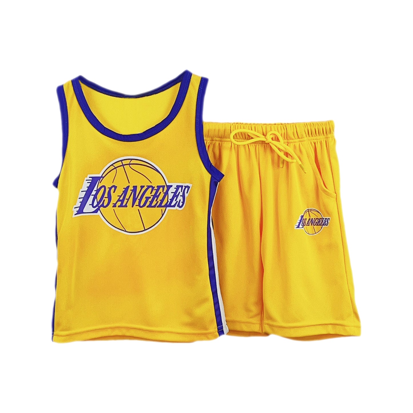 Kids Basketball Vest and Shorts Set