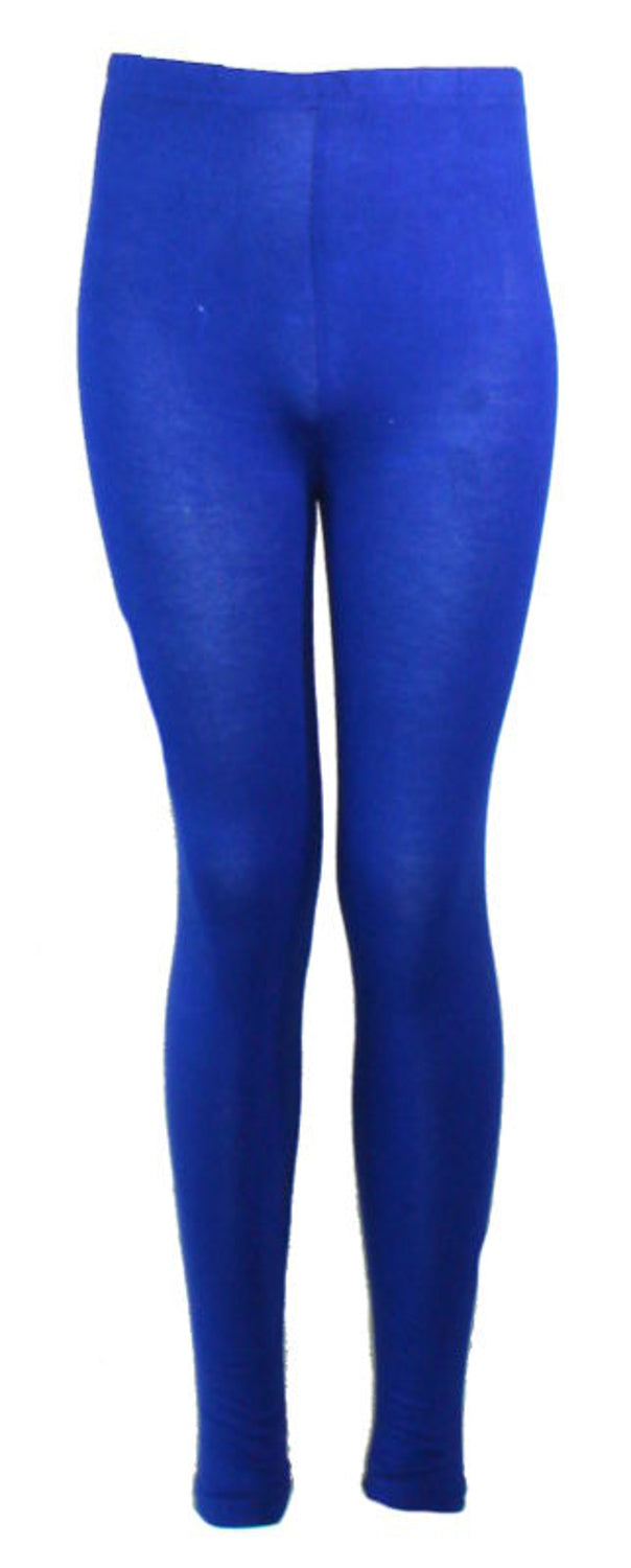 Girls Plain Cotton Leggings