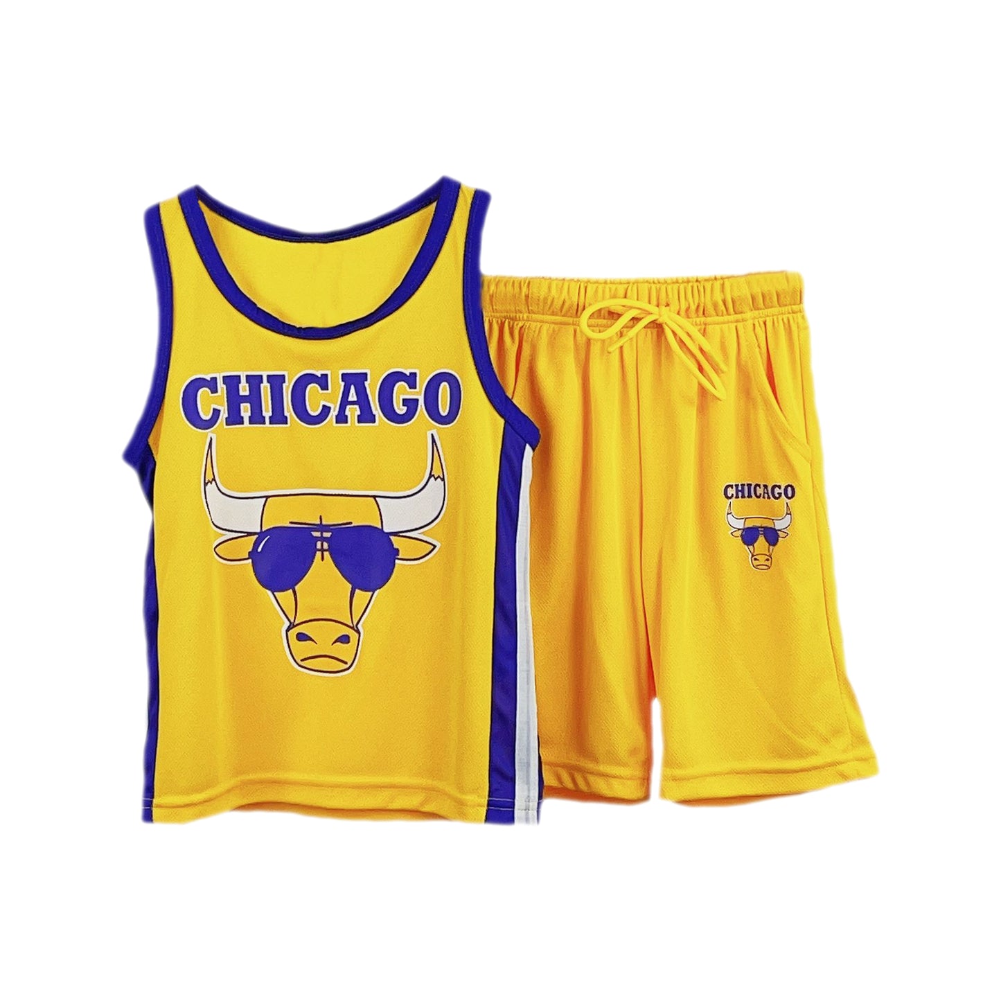 Kids Basketball Vest and Shorts Set